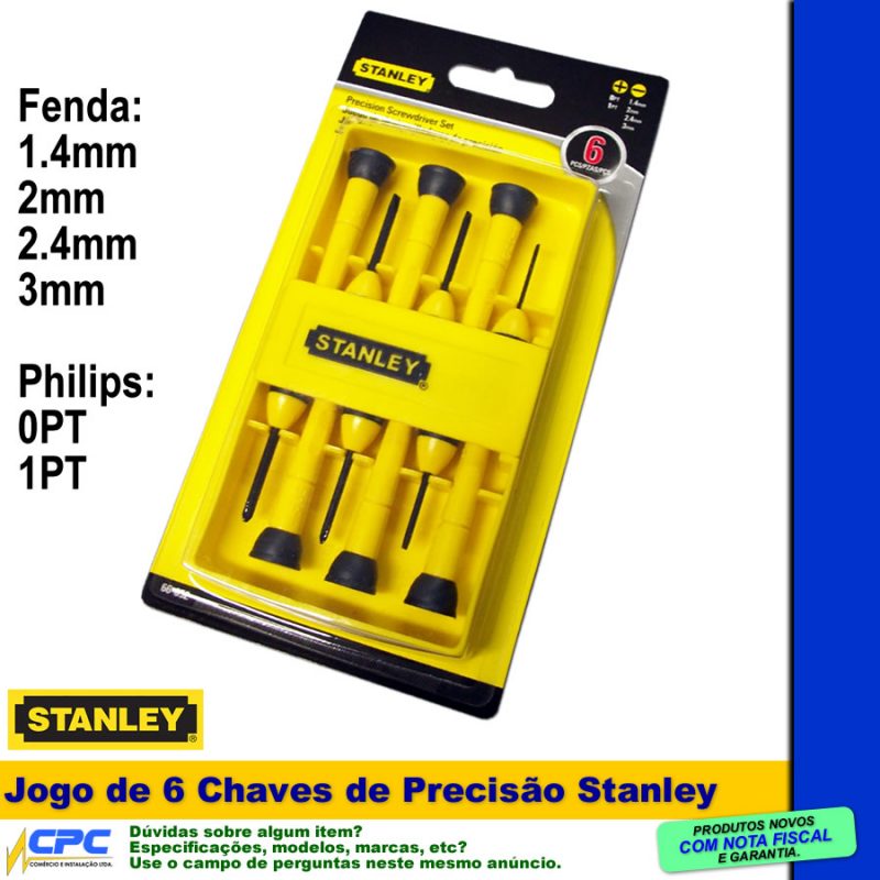 Jogo de 6 Chaves de Precisão Stanley - Image 2