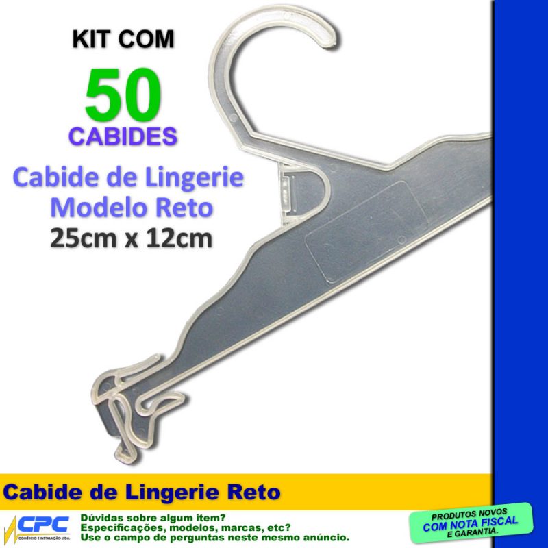 Cabide Lingerie Calcinha Sutiã Kit 50 Unidades - Image 2