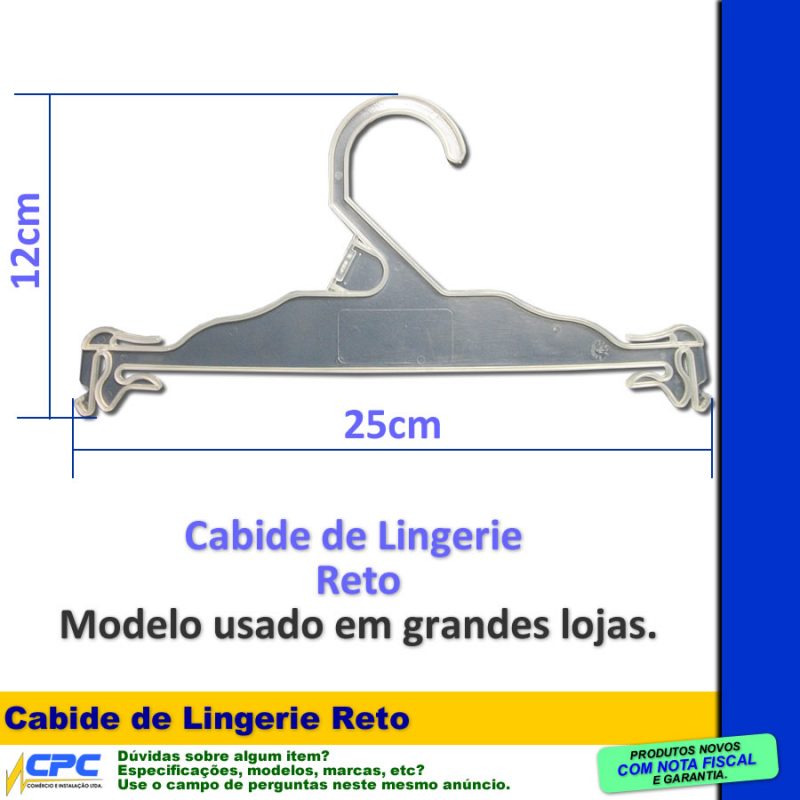 Cabide Lingerie Calcinha Sutiã Kit 50 Unidades - Image 3