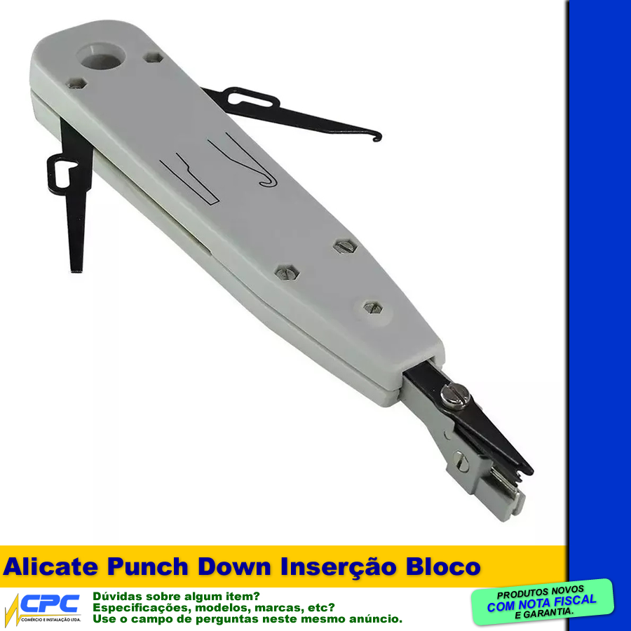 Alicate Punch Down de Inserção RJ11 e RJ45 - Imagem 2
