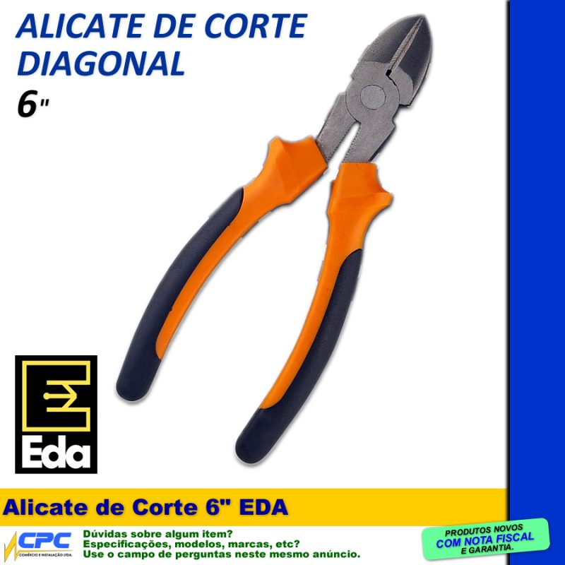 Alicate de Corte Diagonal 6" Eda - Image 2