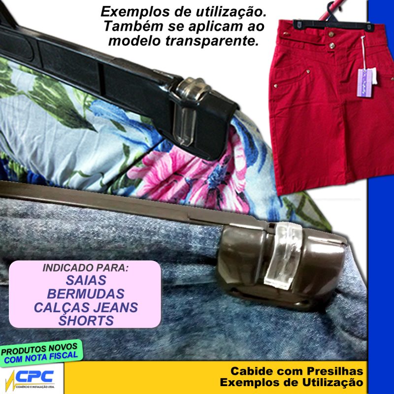 Cabide com Presilhas 30cm Adulto Kit com 30 Unidades - Image 4
