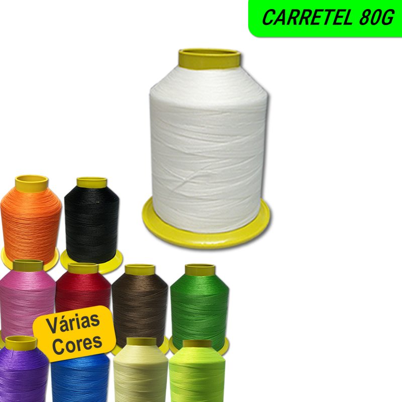 Linha 100% Poliamida Número 60 Carretel com 80g Settanyl
