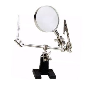 Lupa de Mesa com Garras Articuláveis Tozz