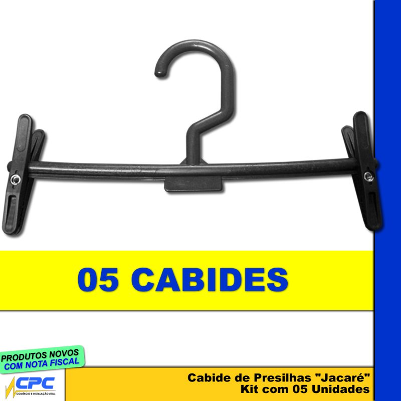 Cabide de Presilhas Jacaré para Saias Shorts Kit 5 Unid - Image 2