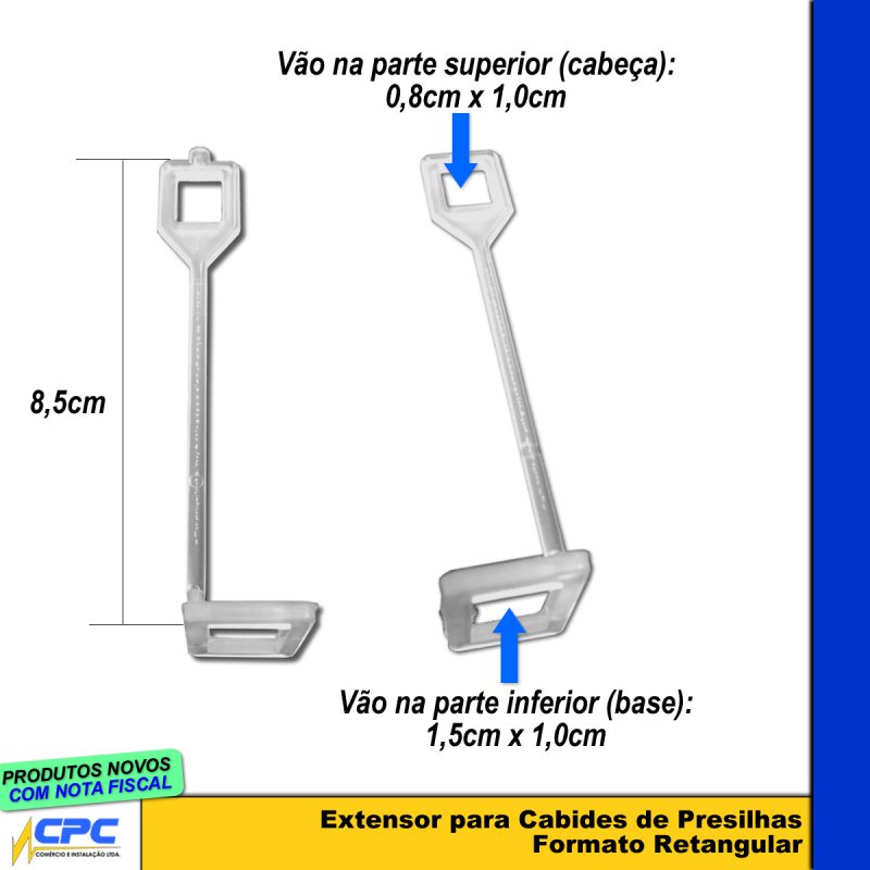 Extensor Prolongador para Cabides Kit 100 Unid - Image 2