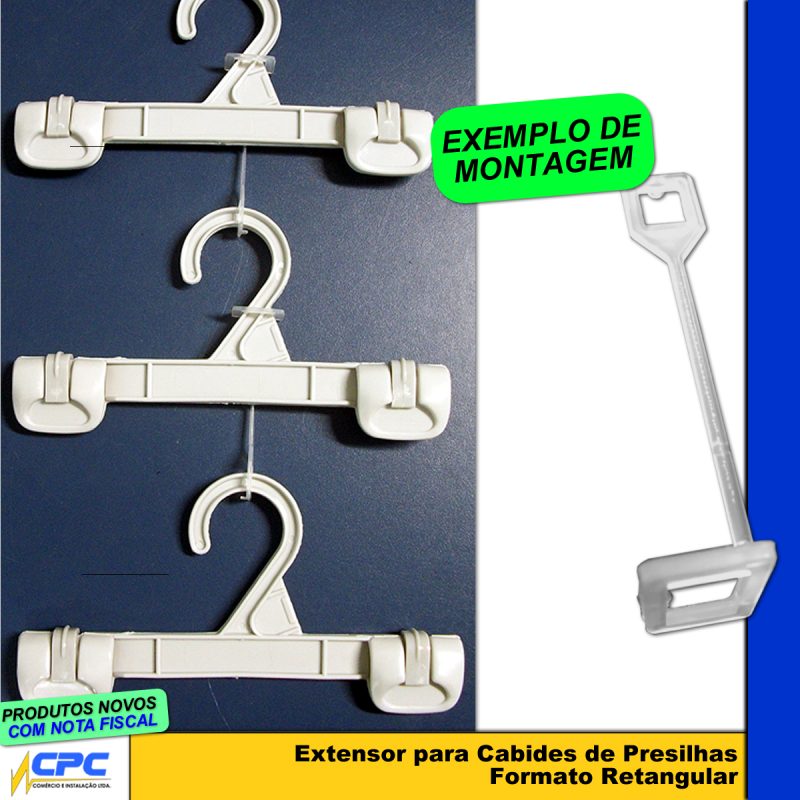 Extensor Prolongador para Cabides Kit 100 Unid - Image 4