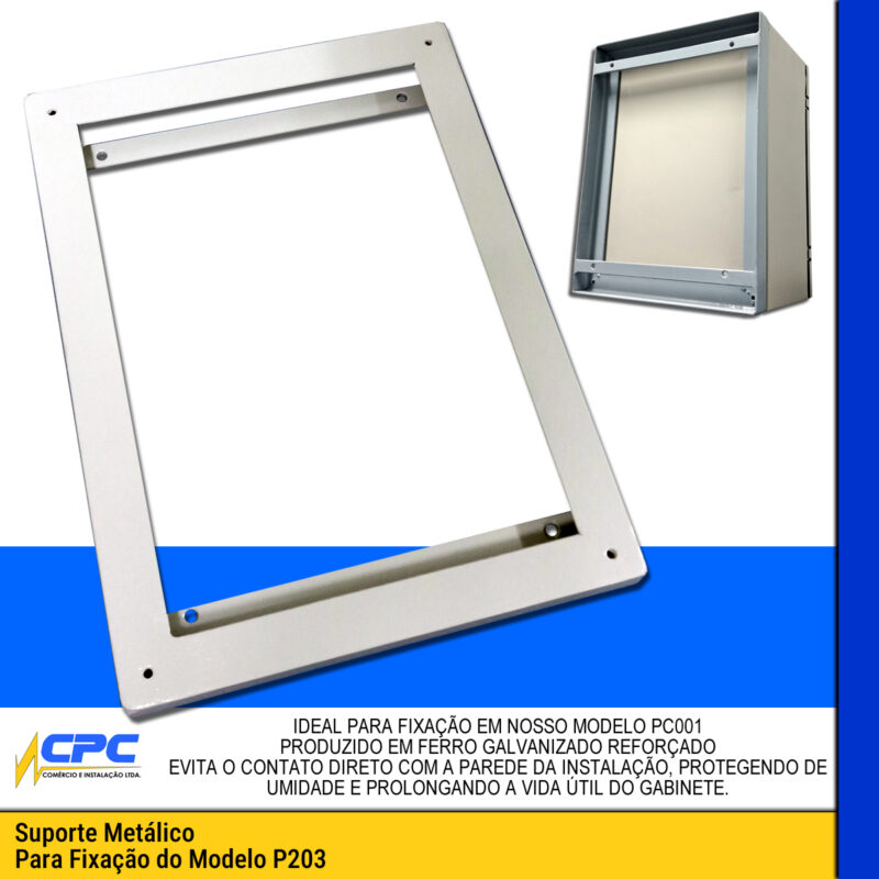 Painel De Comando 2 Bombas De Recalque Com Revezamento Automático e Suporte P203B - Imagem 3
